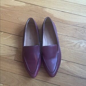 Madewell The Frances Skimmer in Burgundy